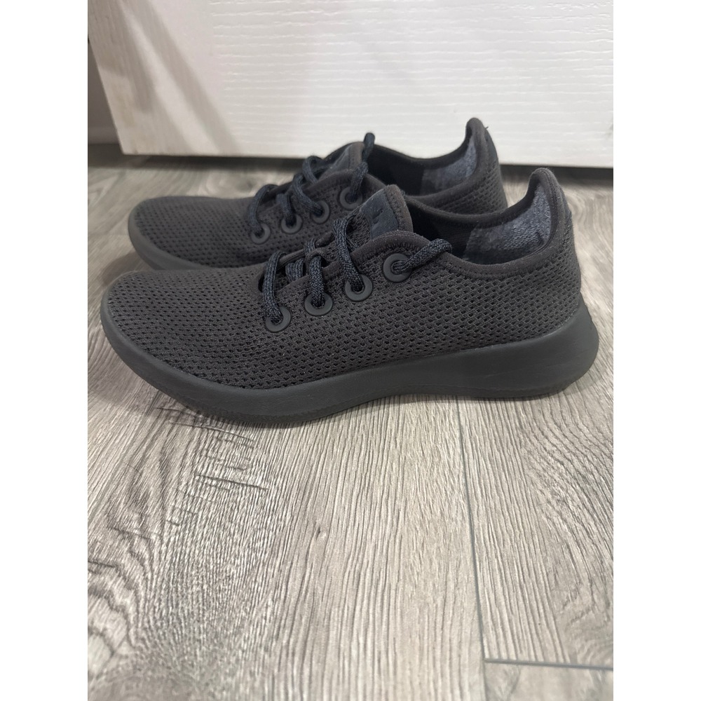 Allbirds Tree Runners Charcoal Black Sole‎ Womens Sneakers Size 7 TR W7